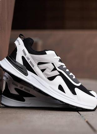 Мужские кроссовки new balance light white black nd акция