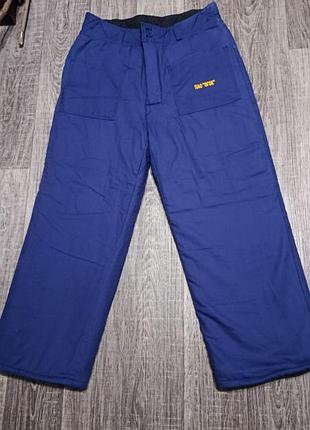 Штаны рабочие теплые р56-58(рост 182-188)