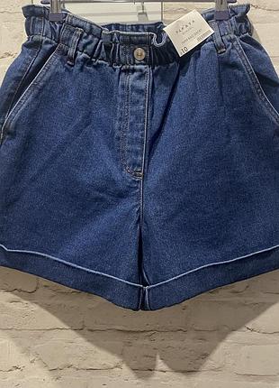 Шорти джинс висока посадка