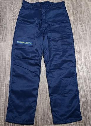 Штаны рабочие теплые р52-54 рост 180