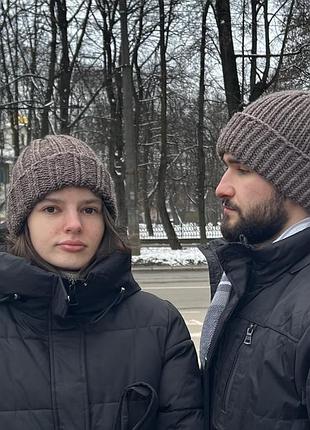 Шапка вʼязана чоловіча жіноча унісекс на замовлення