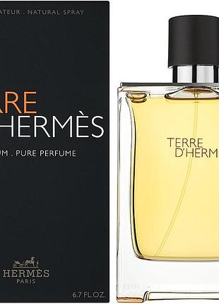 Оригинал hermes terre d'hermes parfum 200 ml парфюмированная вода