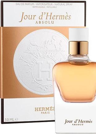 Оригинал hermes jour d`hermes absolu 50 ml парфюмированная вода