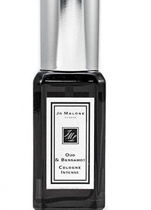Оригинал jo malone oud & bergamot intense 9 ml одеколон