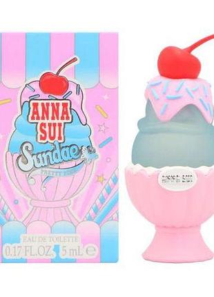 Оригинал anna sui sundae pretty pink 5 ml туалетная вода