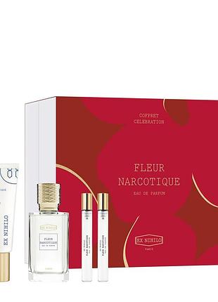 Набор ex nihilo fleur narcotique 100 ml парфюмированная вода, 45 ml крем для рук, 2 шт * 7,5 ml мини