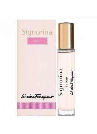 Оригинал salvatore ferragamo signorina in fiore 10 ml туалетная вода
