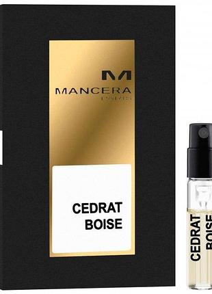 Оригинал mancera cedrat boise 2 ml парфюмированная вода