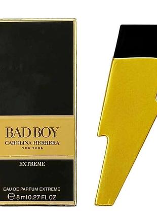 Оригинал carolina herrera bad boy extreme 8 ml парфюмированная вода