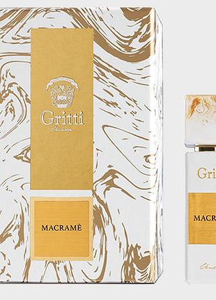 Оригінал dr. gritti macrame 100 ml парфумована вода
