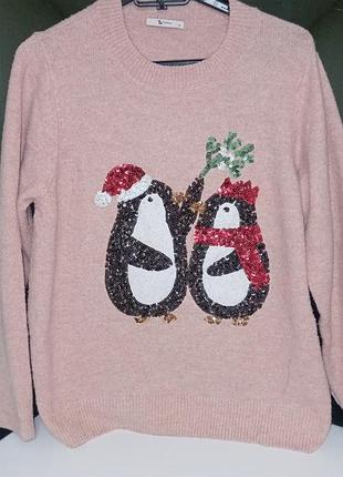 Новорічний світер великого розміру