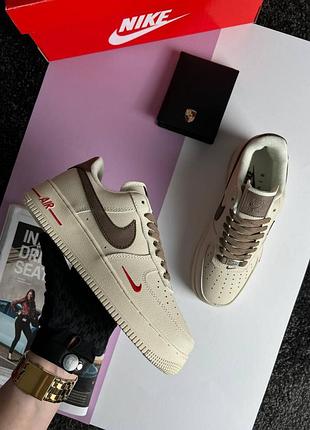 Nike air force 1 low new beige brown