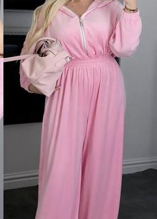 Велюровий комбінезон