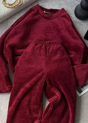 Теплая пижама двусторонняя махра ❤️‍🔥 топ цена и качество