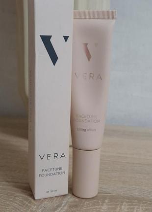 Тональна основа vera beauty facetune foundation lifting effect.