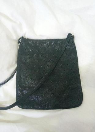 Сумка планшетка calvin klein кожа оригинал наплечный винтаж