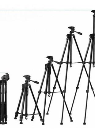 Професійний штатив 3366, трипод з чохлом колір чорний
