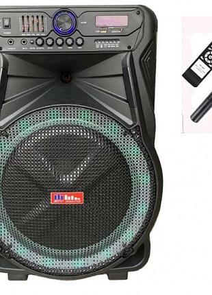 Портативна колонка ss-7272 акустична система з караоке акумуляторна + usb/sd/tf/bluetooth/tws