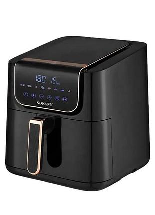 Аерофритюрниця 7л, 1800вт, sokany sk-10032 / сенсорна мультипіч / домашній аерогриль