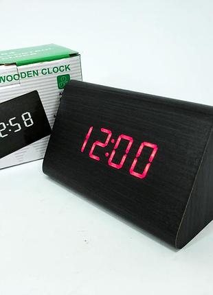 Часы настольные vst-864 с красной подсветкой, светодиодные настольные дорожные электронные часы