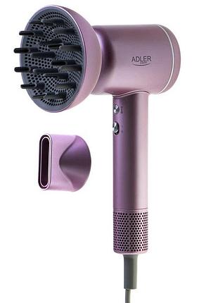 Фен для волосся adler ad 2270p superspeed 1600w з дисплеєм іонізація