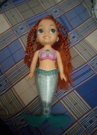 Кумедка принцеса русалонька аріель зі світловими ефектами disney princess sing&amp;sparkle ariel