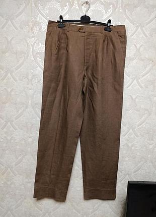 Чоловічі лляні брюки gieves and hawkes
