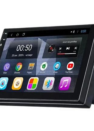 Автомагнітола універсальна mp5 cj cp606 bt android 8.0 2g-16g 2din плеєр з usb та sd