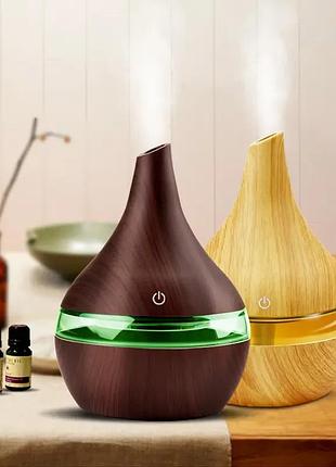 Аромадифузор зволожувач повітря з підсвічуванням 7 led