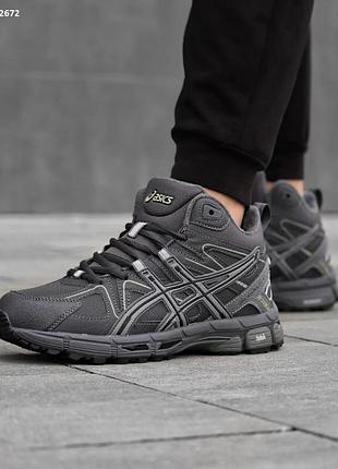 Кросівки asics gel kahana high gray зима