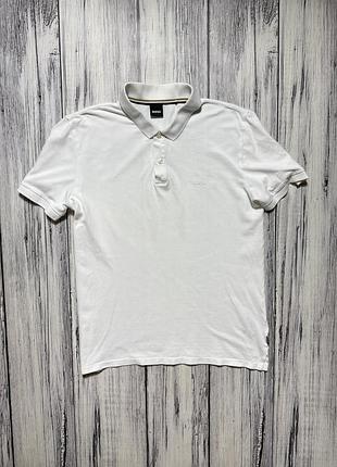 Hugo boss футболка белая оригинал m polo поло