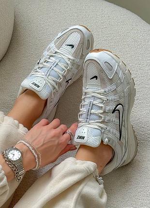 Кроссовки nike p-6000 white/beige