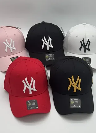 Бейсболка new york yankees ny регулируемая с вышивкой – универсальный дизайн