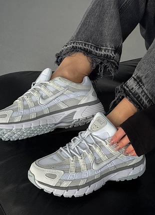 Кросівки nike p-6000 white/grey