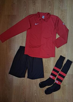 Футбольная форма для мальчика с длинным рукавом/гетры