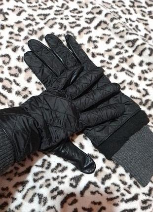 Перчатки кожа