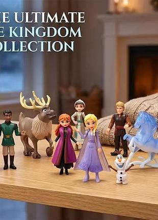Набор из 9 коллекционных фигурок эльза и анна