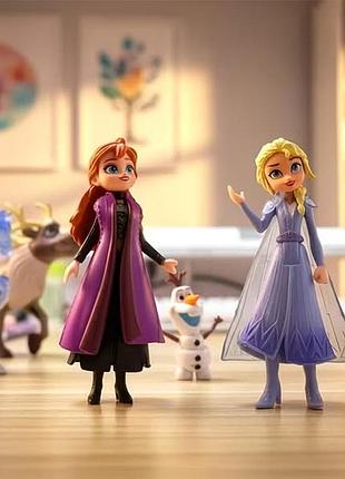 Набор из 9 коллекционных фигурок эльза и анна 2