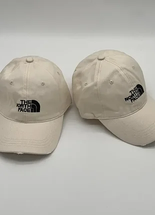 Кепка the north face унисекс потерта с логотипом – белая
