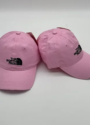Кепка the north face унисекс потерта с логотипом розовая