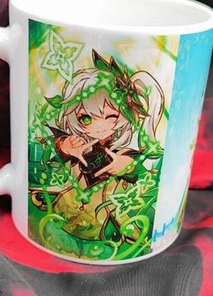 Чашка genshin impact нахіда nahida геншин імпактчашка аніме
