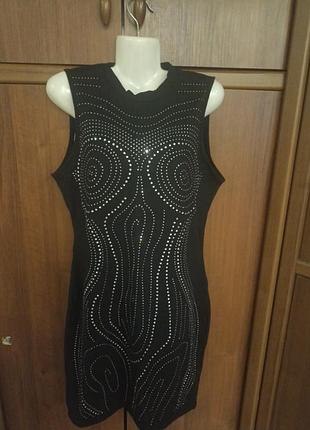 Женское черное платье