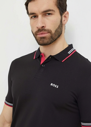 Мужская футболка поло hugo boss, брендовое поло мужское