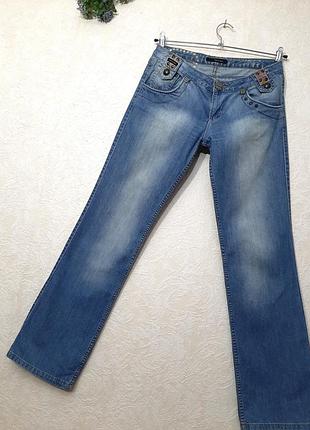 Брендові джинси жіночі світло-сині прямі стиль "потерті" на всі сезони бренд dsguared