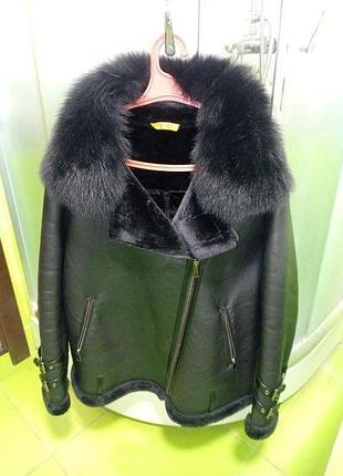 Дубленка с натуральным мехом
 в идеальном состоянии
