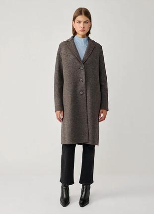 Пальто з вареної вовни harris wharf