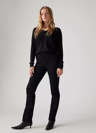 Чорні джинси levi s premium 724 склад 62% бавовна 28% віскоза 8% поліестер 2% еластан розмір 28 s