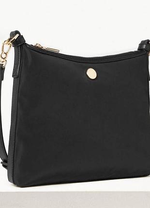 Черная нейлоновая женская сумка marks &amp; spencer