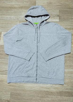 Мужское серое худи boss , размер 2xl