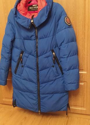 Длинная теплая куртка пальто nui very 44 р